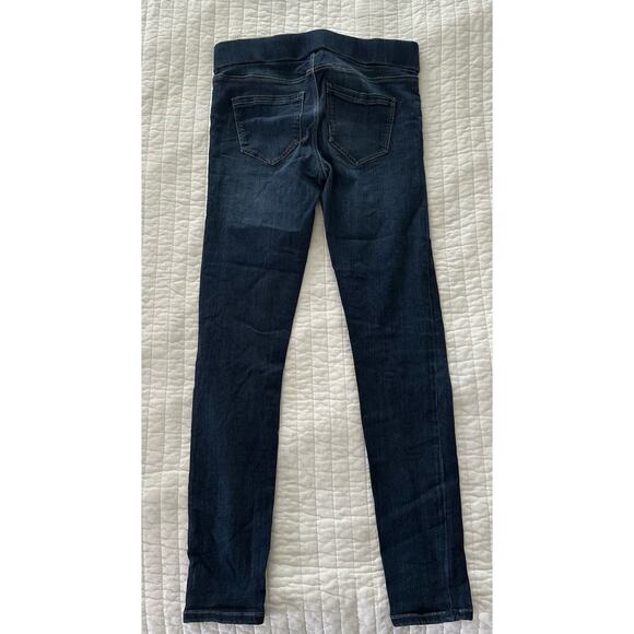 Liverpool Jeans Womens 4/27 Denim Legging Mid Rise Stretch Pull On Dark Wash - Picture 4 of 15